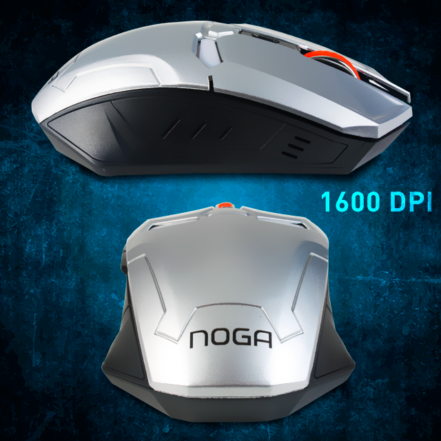 Kit Teclado y Mouse Inalambrico Gamer Aluminio Noga Steel - Image 3