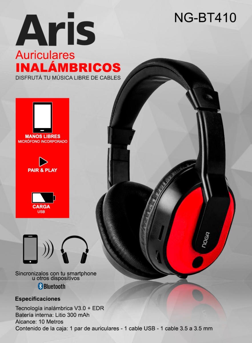 AURICULARES ARIS INALÁMBRICOS NG-BT410