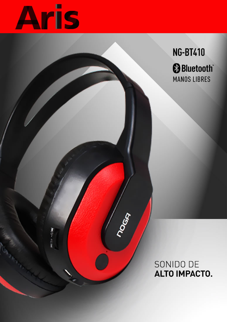 AURICULARES ARIS INALÁMBRICOS NG-BT410 - Image 2