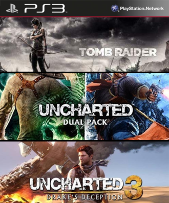 Combo Uncharted 1 2 3 y Tomb Raider digital
