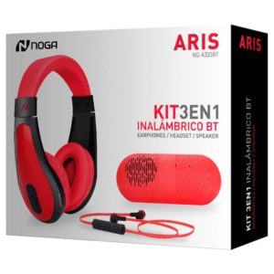 EARPHONES + HEADSET + SPEAKER "KIT 3 EN 1" NG-A310BT