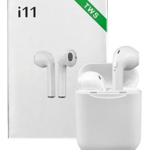 Auriculares Bluetooth I11 Tws Inalámbricos Tipo AirPods Blanco