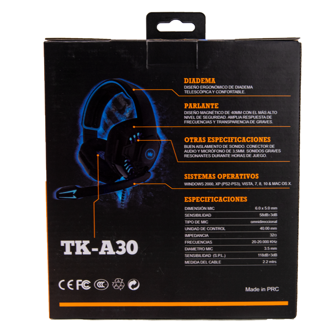 AURICULAR TKOT GAMER TK-A30 - Image 4